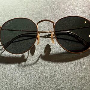 Ray-Ban 50mm Polarized Round Sunglasses